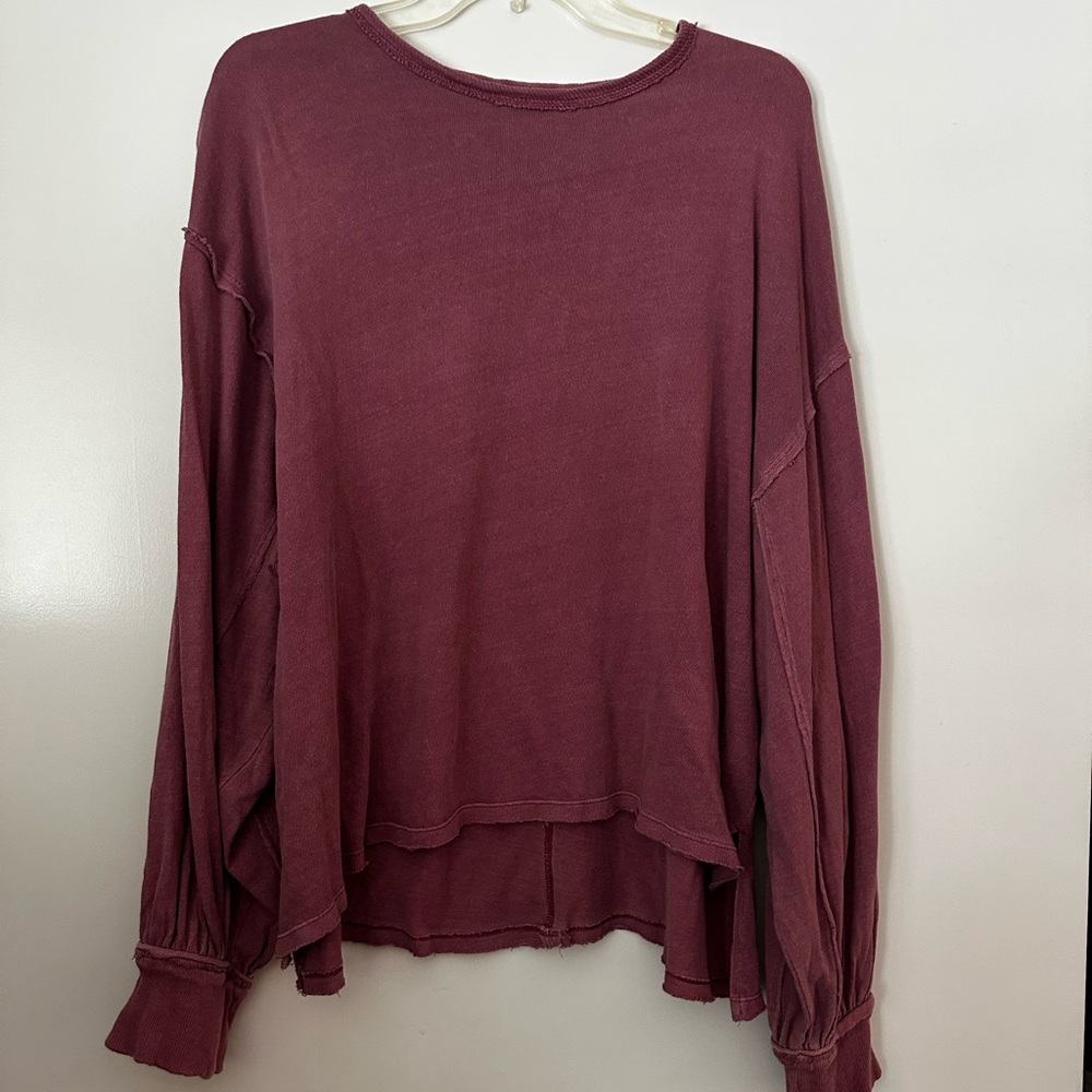 We The Free Free People Oversized Thin Sweatshirt Relaxed Fit